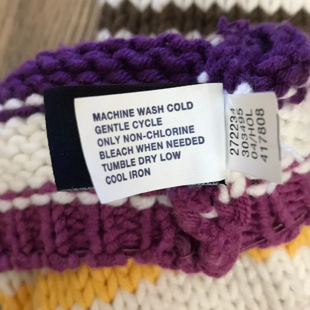 GAP Kids Colorful Knit Mittens Size L
